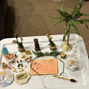 American Girl tiki mini luminous set rare retired